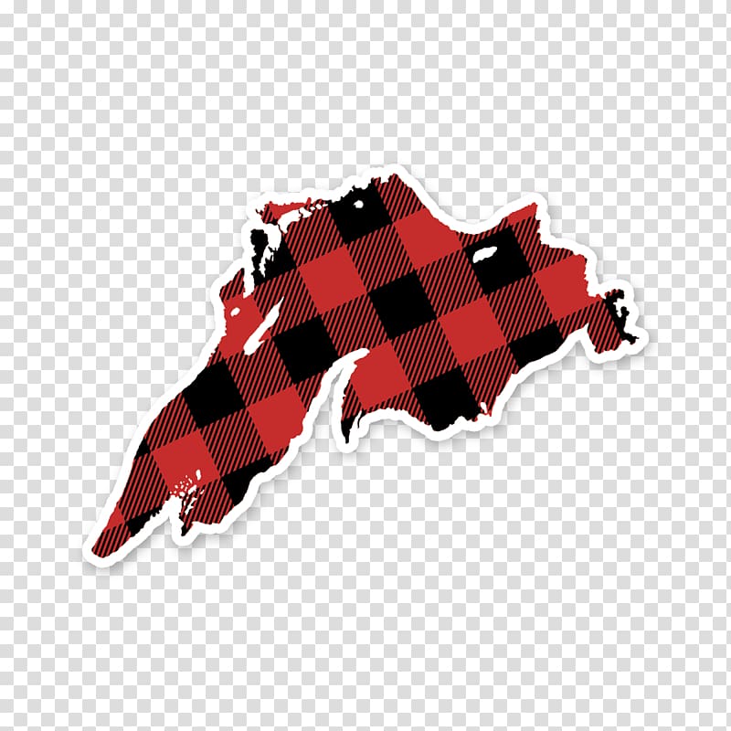 Upper Peninsula of Michigan Sticker Tartan Paper, lake illustration transparent background PNG clipart