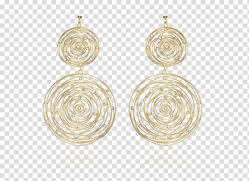 Earring Silver Jewellery Gold Necklace, silver transparent background PNG clipart