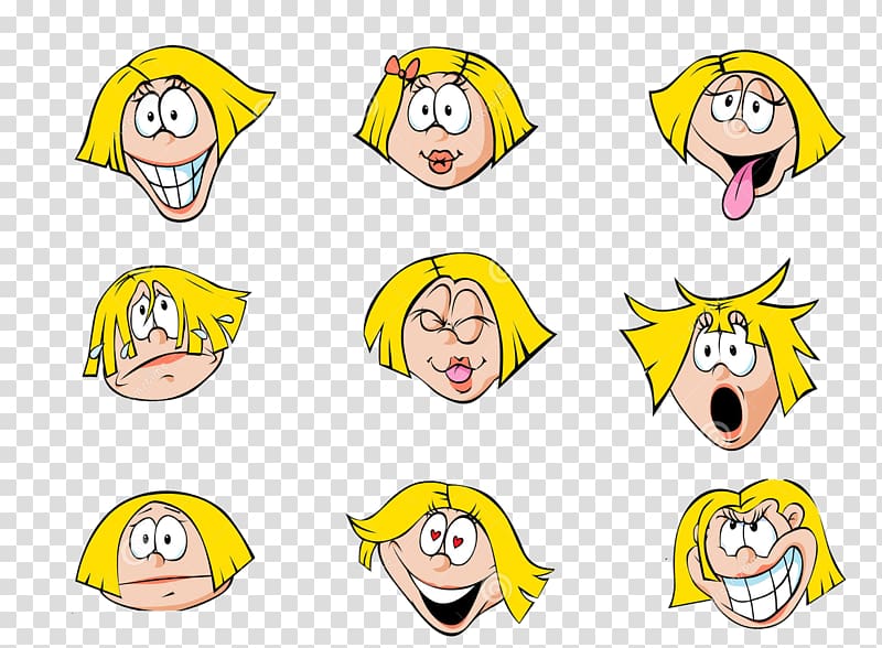 Facial expression Smiley , faces transparent background PNG clipart