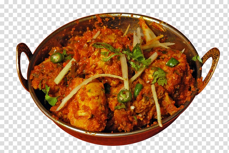brown cooking pot, Chicken karahi Korma Biryani Kebab, biryani transparent background PNG clipart