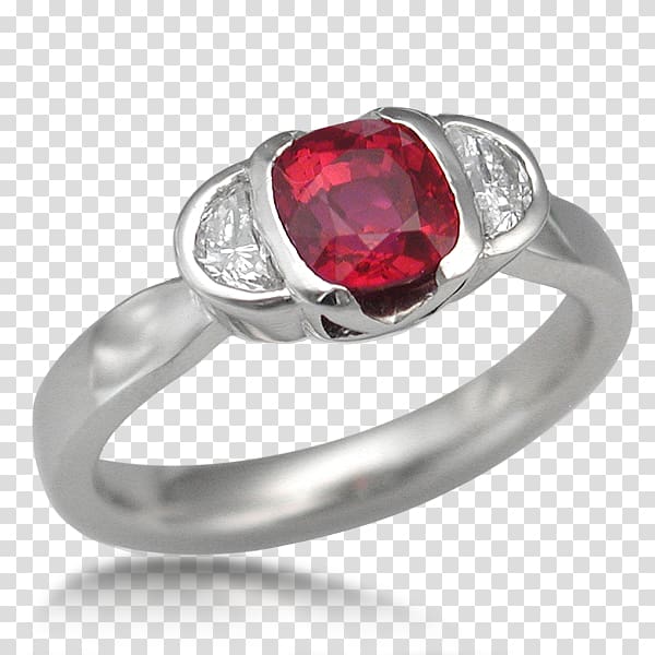 Ruby Engagement ring Gemstone, solitaire bird in rodrigues transparent background PNG clipart