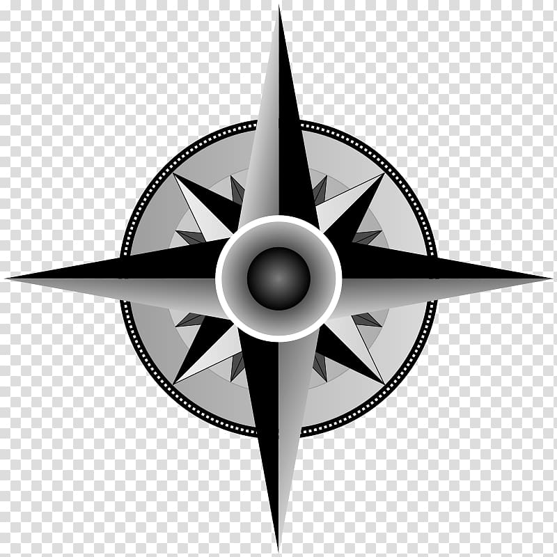 Compass rose T-shirt North , Compass Rose transparent background PNG clipart