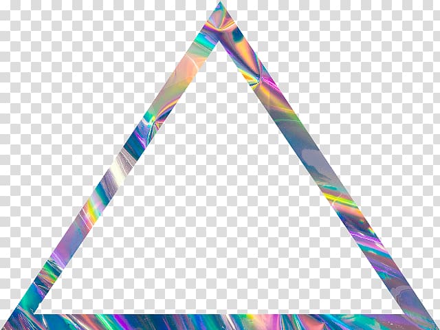 iridescent triangle, Aesthetics Vaporwave , others transparent background PNG clipart