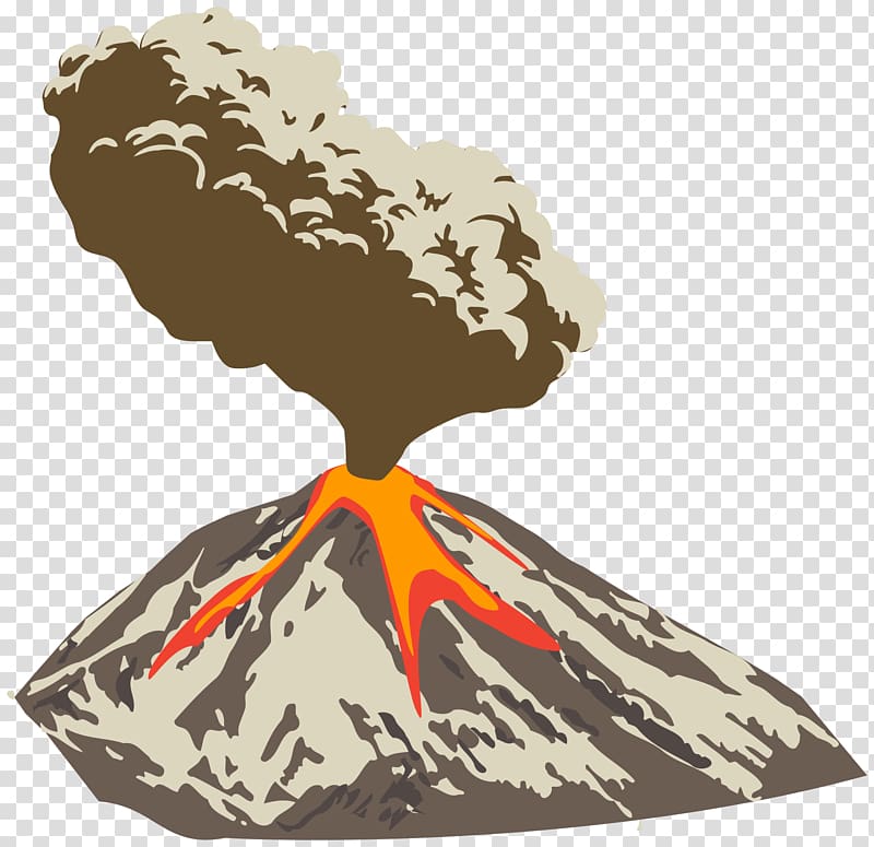 Volcano transparent background PNG clipart