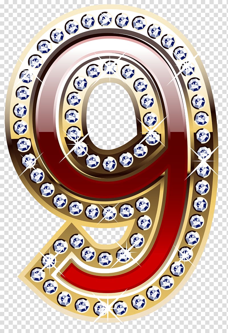 Number Numerical digit Mathematics 0 , red numbers transparent background PNG clipart