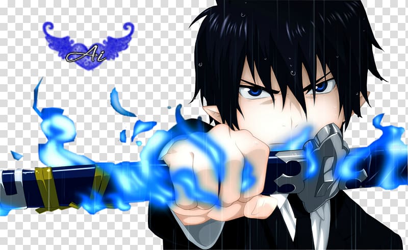 Rin Okumura Blue Exorcist Amaymon Anime Boy Transparent Background Png Clipart Hiclipart