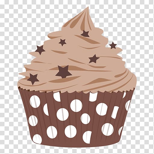 Cupcake Frosting & Icing Muffin Chocolate, cupcakes transparent background PNG clipart