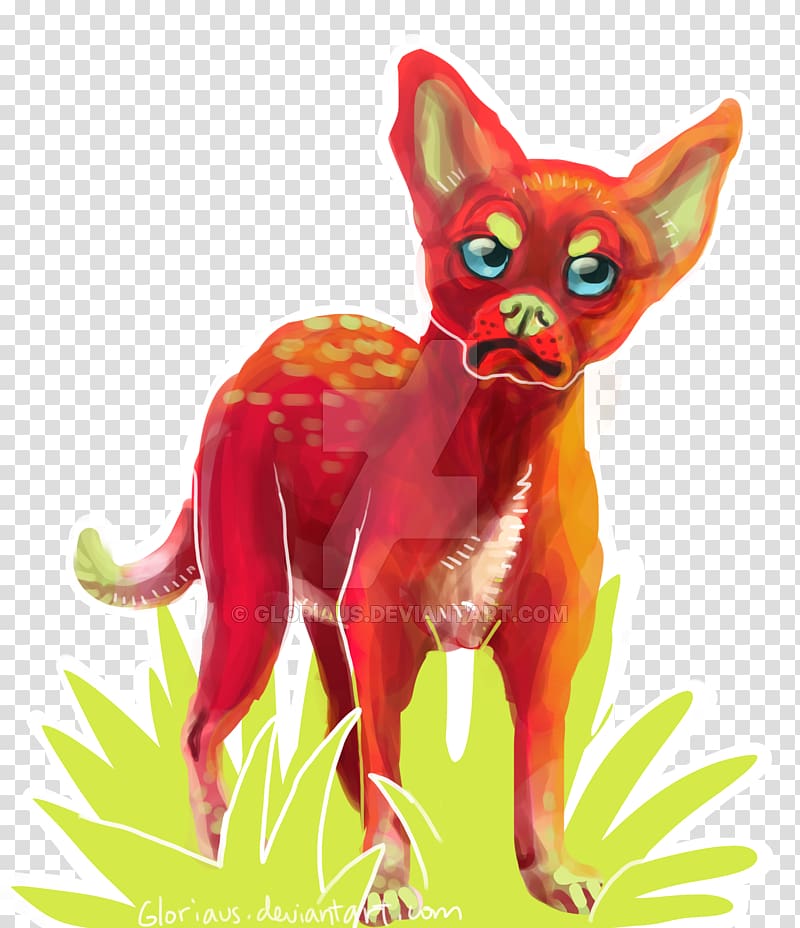 Cat Red fox Dog Carnivora, watercolor strawberry transparent background PNG clipart