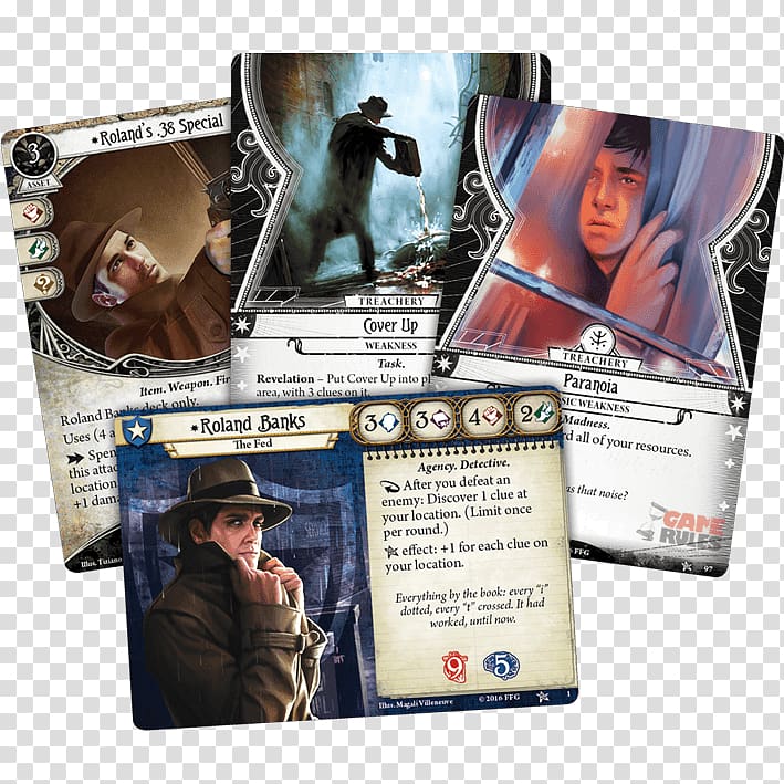 Arkham Horror: The Card Game Call of Cthulhu: The Card Game Set, arkham horror transparent background PNG clipart