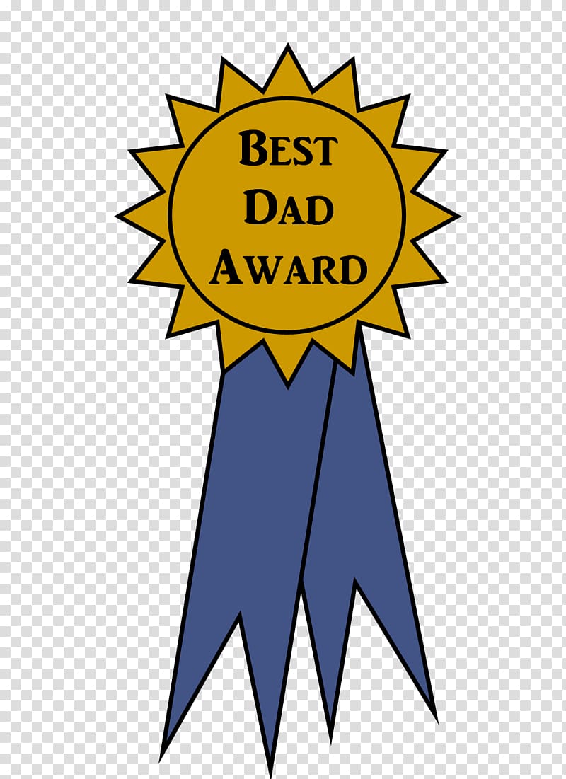 Fathers Day Award Symbol , Dad transparent background PNG clipart