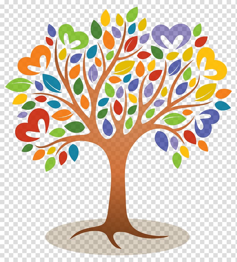 Heart Logo , cartoon tree transparent background PNG clipart