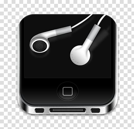 Headphones iPad mini iPod Icon, White headphones transparent background PNG clipart