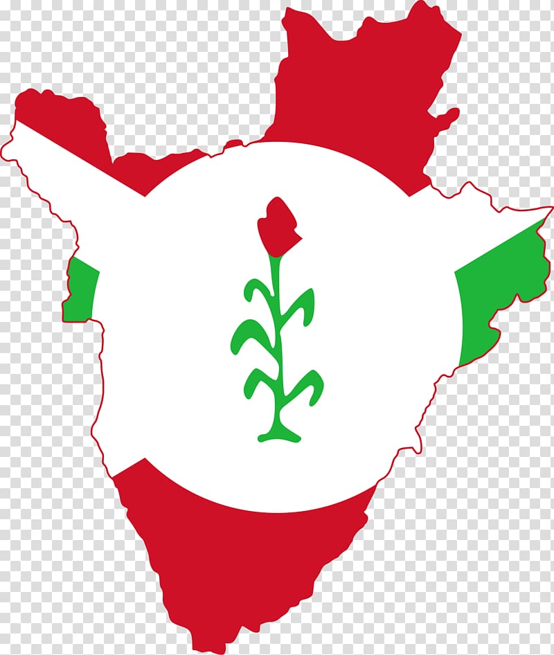 Flag of Burundi Map, map transparent background PNG clipart