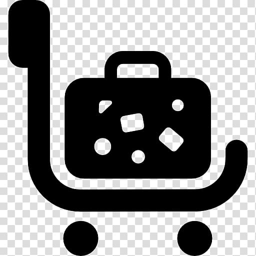 Baggage Suitcase Computer Icons Travel Trolley, luggage carts transparent background PNG clipart