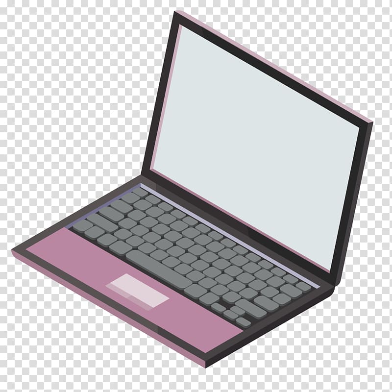 Laptop Netbook Computer, Pink laptop transparent background PNG clipart