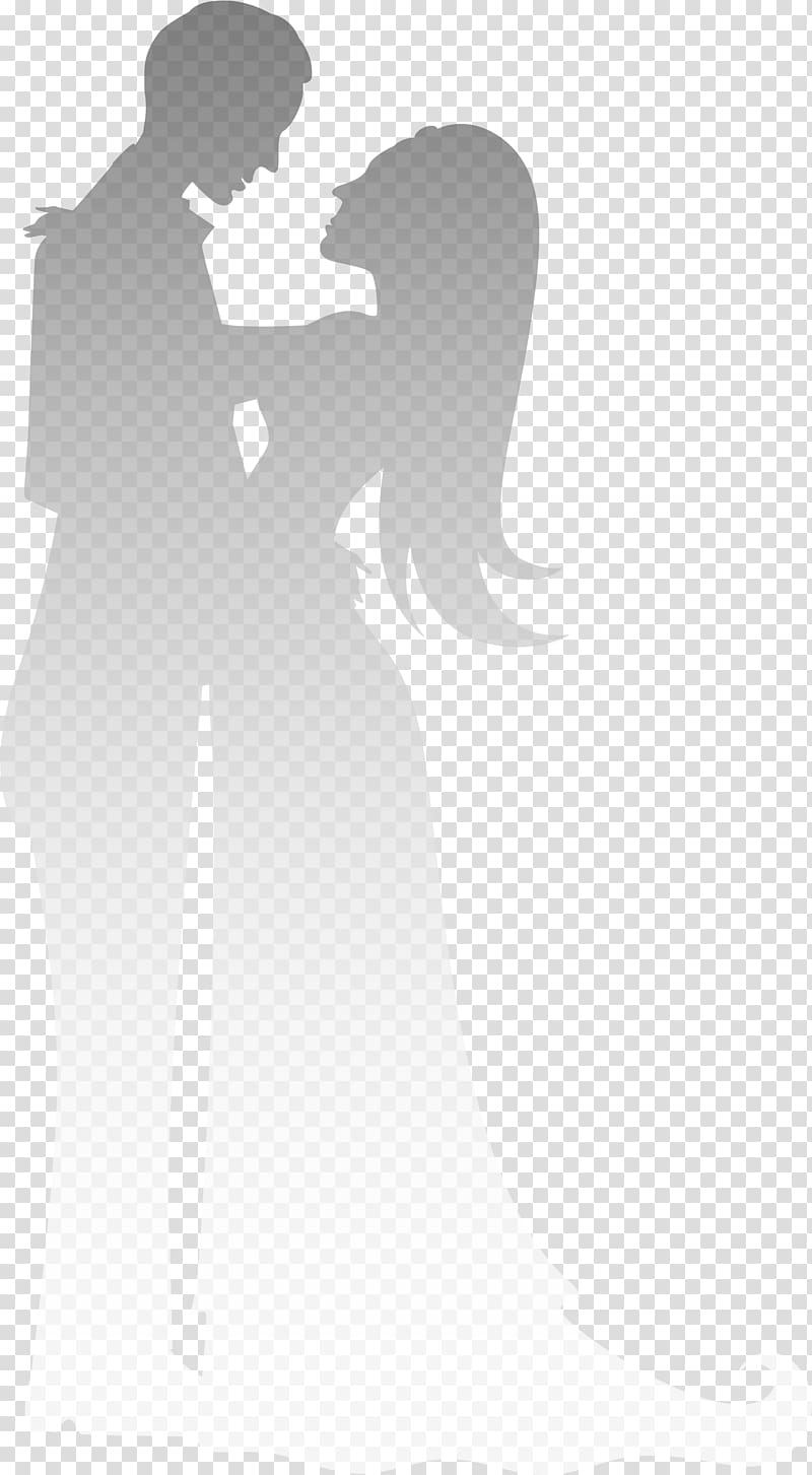 Black and white Significant other , Gray fresh couple transparent background PNG clipart