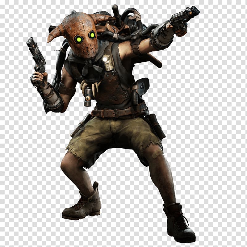 male character holding pistols illustration, Evolve Assault Jack transparent background PNG clipart