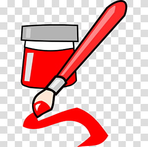 Paintbrush Painting , red s transparent background PNG clipart thumbnail