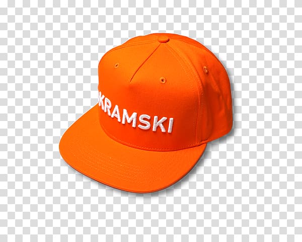 Baseball cap KRAMSKI Orange Product design, limited edition junior mints transparent background PNG clipart