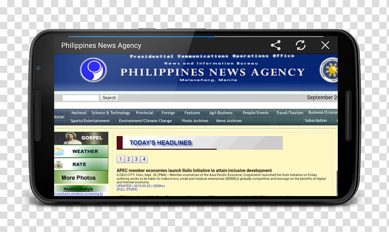 Smartphone Vietnam News Agency New Service Information Government of Vietnam, smartphone transparent background PNG clipart