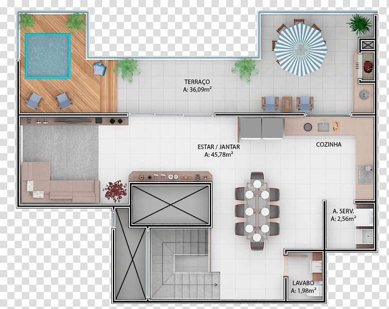 Floor plan Plant GAIVOTAS GARDEN BEACH Wood, others transparent background PNG clipart