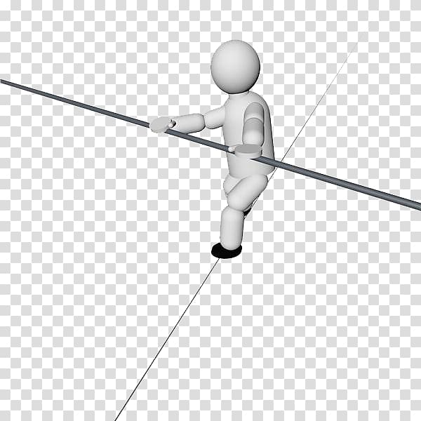 man on wire clip art