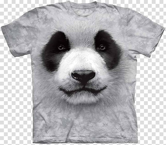 T-shirt Giant panda Clothing Amazon.com, T-shirt transparent background PNG clipart