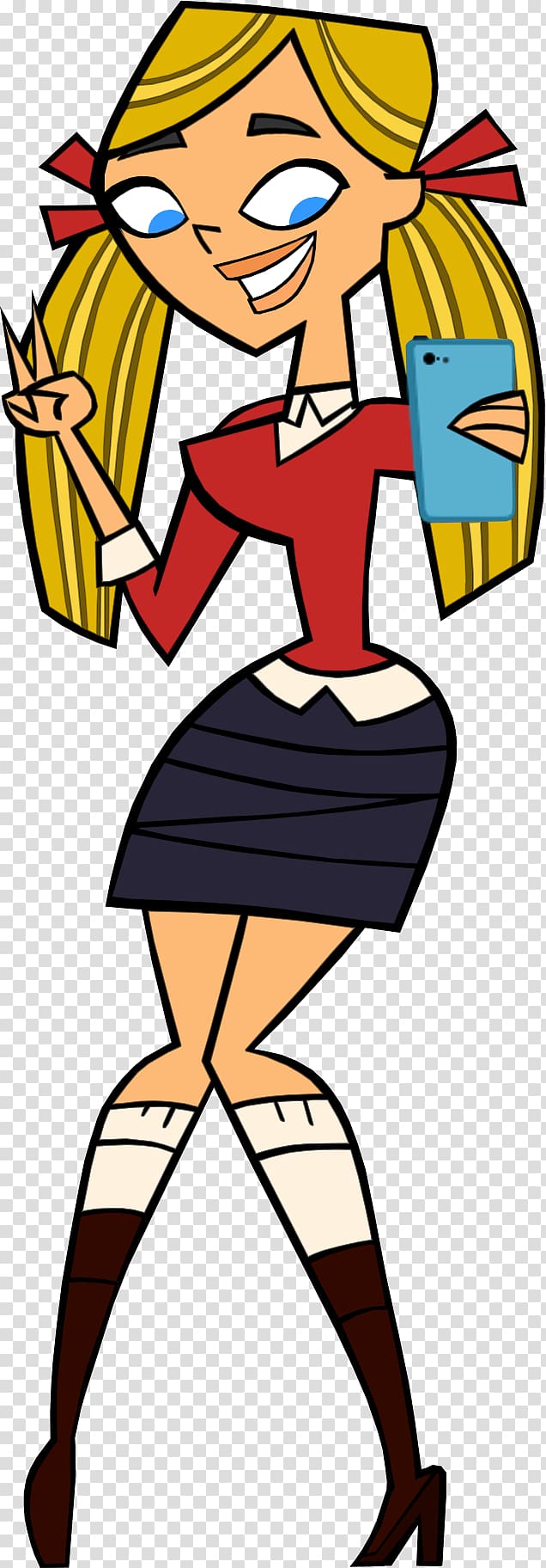 Heather Total Drama Island Drawing, dress up transparent background PNG clipart