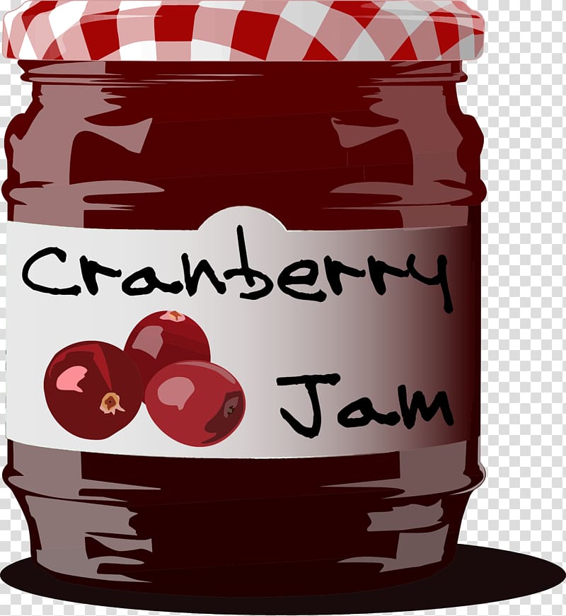 Gelatin dessert Fruit preserves Jar , cranberry transparent background PNG clipart