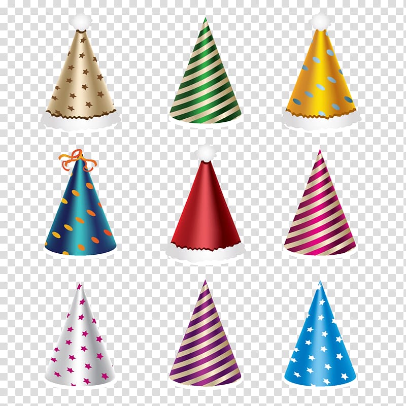 Christmas New Year\'s Day Party Greeting & Note Cards, Christmas hats transparent background PNG clipart