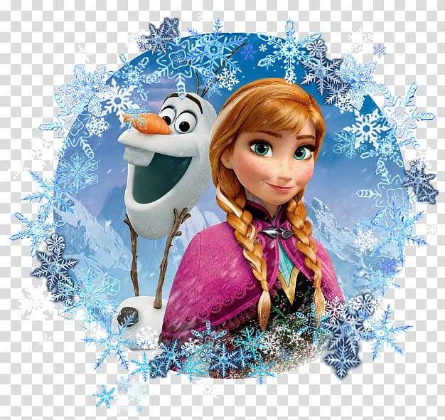Olaf and Ana illustration, Anna Elsa Frozen Kristoff Olaf, anna transparent background PNG clipart