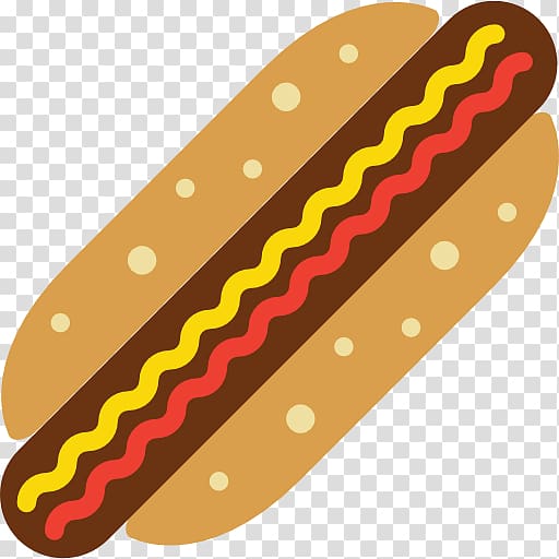 Hot dog Barbecue grill Corn dog Breakfast Fast food, A cartoon hot dog transparent background PNG clipart