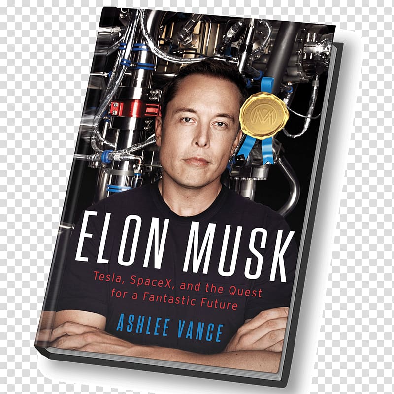 Elon Musk: Tesla, SpaceX, and the Quest for a Fantastic Future Tesla Motors Book, book transparent background PNG clipart