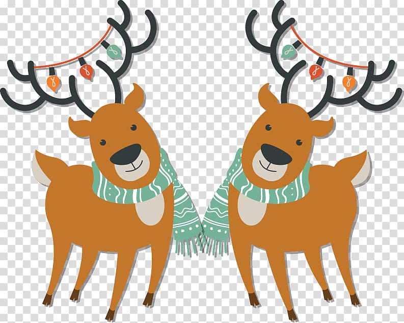 Santa Claus\'s reindeer Santa Claus\'s reindeer Christmas, Christmas Reindeer transparent background PNG clipart
