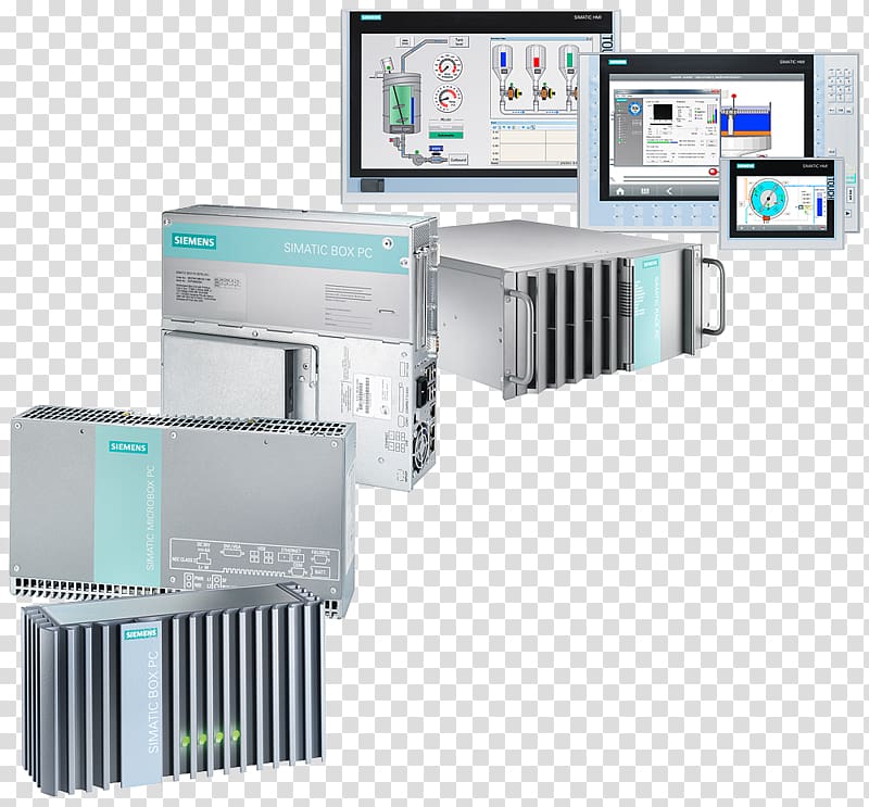SIMATIC Siemens Industrial PC Panel PC Industry, old pc transparent background PNG clipart