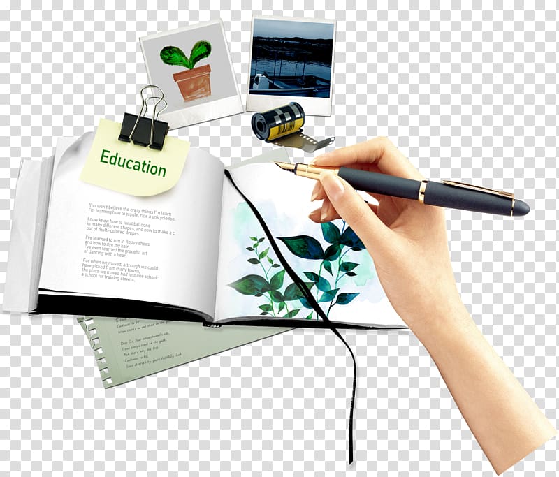 Paper Template Computer file, Pen, paper and writing training transparent background PNG clipart