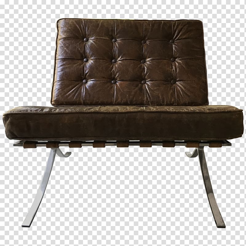 Barcelona chair Eames Lounge Chair Furniture Couch, chair transparent background PNG clipart