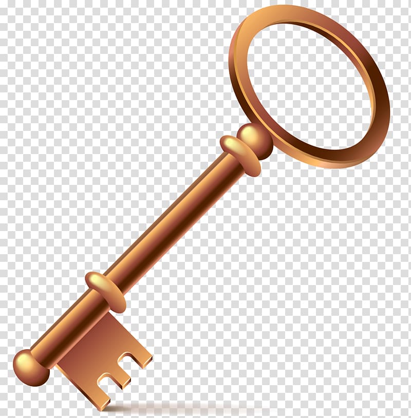 Euclidean Key , Retro key transparent background PNG clipart
