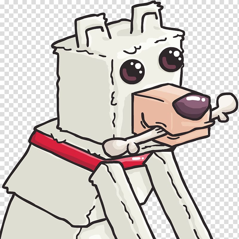 Minecraft Gray wolf Cartoon Drawing , Wolf Cartoon transparent background PNG clipart
