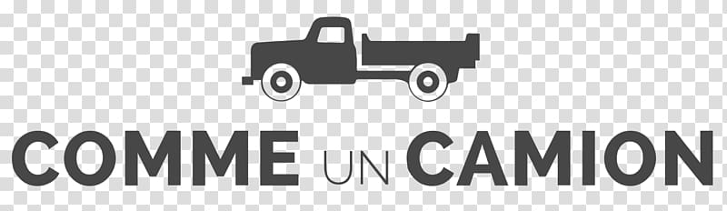 Logo Design Comme un camion Truck Brand, design transparent background PNG clipart