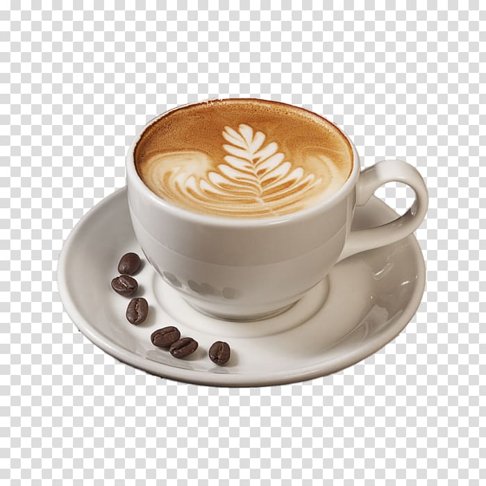 Cappuccino Coffee Cafe Espresso Latte, Coffee transparent background PNG clipart