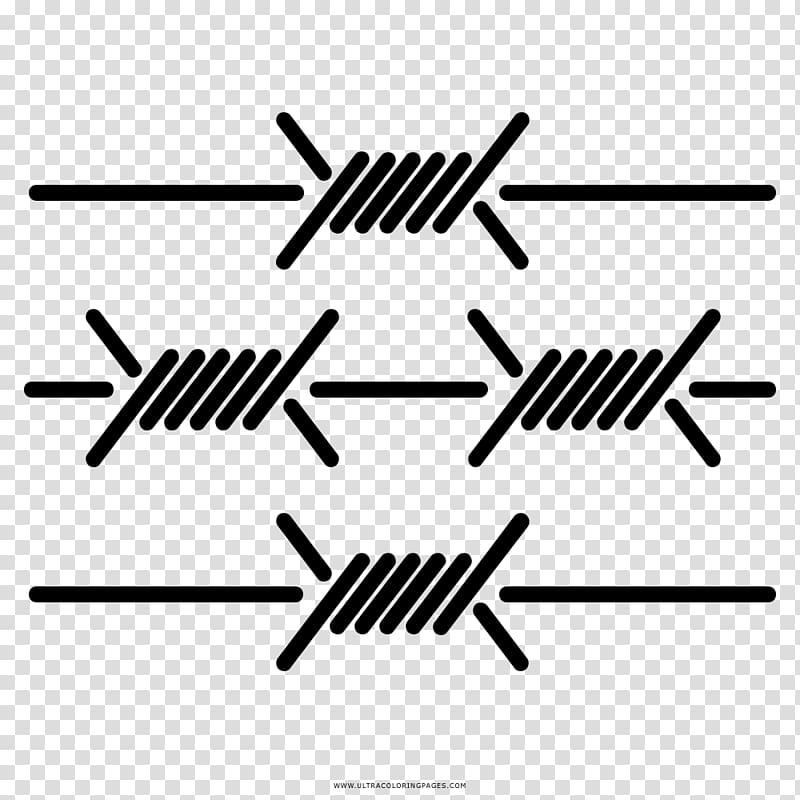 Barbed wire Drawing, wire transparent background PNG clipart