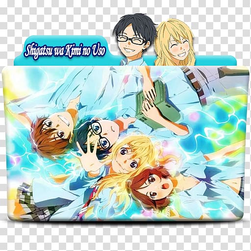 Your Lie in April Anime Computer Icons, shigatsu wa kimi no uso transparent background PNG clipart