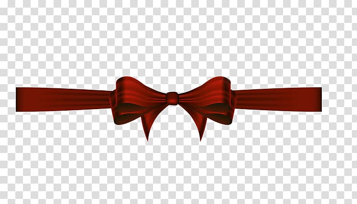 Bow tie Ribbon Font, Dark red bow transparent background PNG clipart
