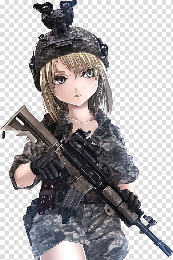 Anime Soldier Fan art Military Manga, Anime transparent background PNG clipart