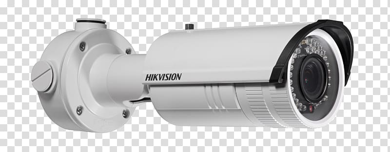 Hikvision IP camera Closed-circuit television Varifocal lens, Camera transparent background PNG clipart