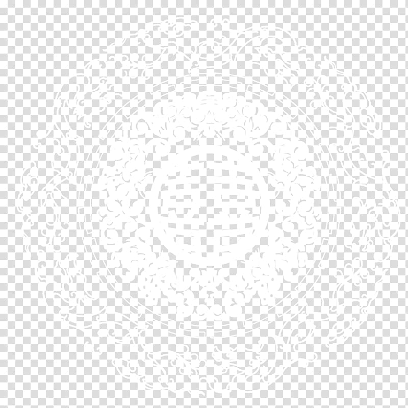 White Black Pattern, White Chinese wind hi word paper cutting pattern decoration pattern transparent background PNG clipart