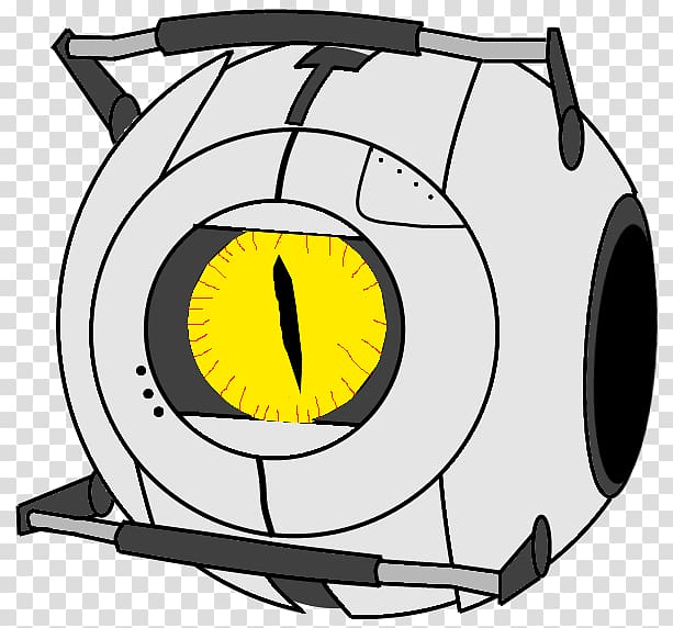 Portal 2 GLaDOS Wheatley, personality poster transparent background PNG clipart