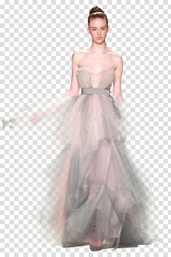 Wedding dress Project Runway, Season 4 Fashion show Party dress, Totally transparent background PNG clipart