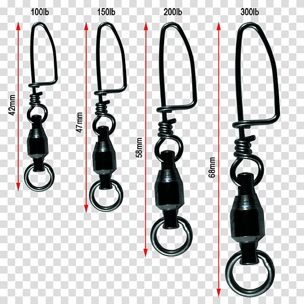 Fishing swivel Fishing tackle Rig, BALL BEARING transparent background PNG clipart